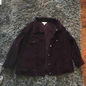 Purple corduroy jacket!!